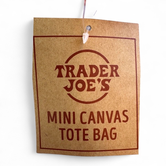 Trader Joe’s Mini Canvas Tote Bag – Navy (Classic Edition) - Picture 2 of 3